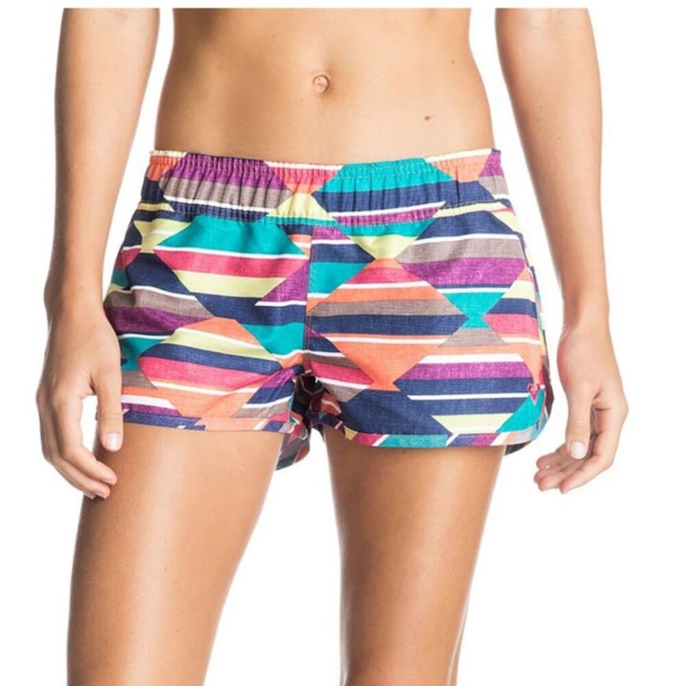 Roxy Colorful Love Board Shorts Size Small Surf Swim Beachwear Size Small